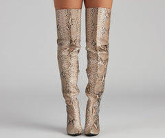 The Chic Standard Snake Boots Newgew