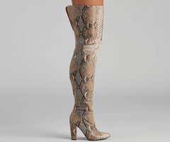 The Chic Standard Snake Boots Newgew