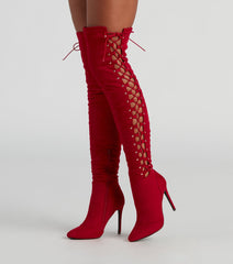 My Scene Lace Up Over The Knee Boots Newgew