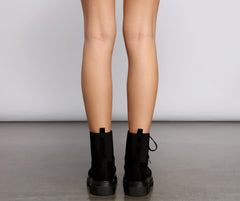 Stylishly Edgy Lug Sole Booties Newgew