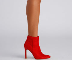 Sleek Style Pointed Toe Stiletto Booties Newgew