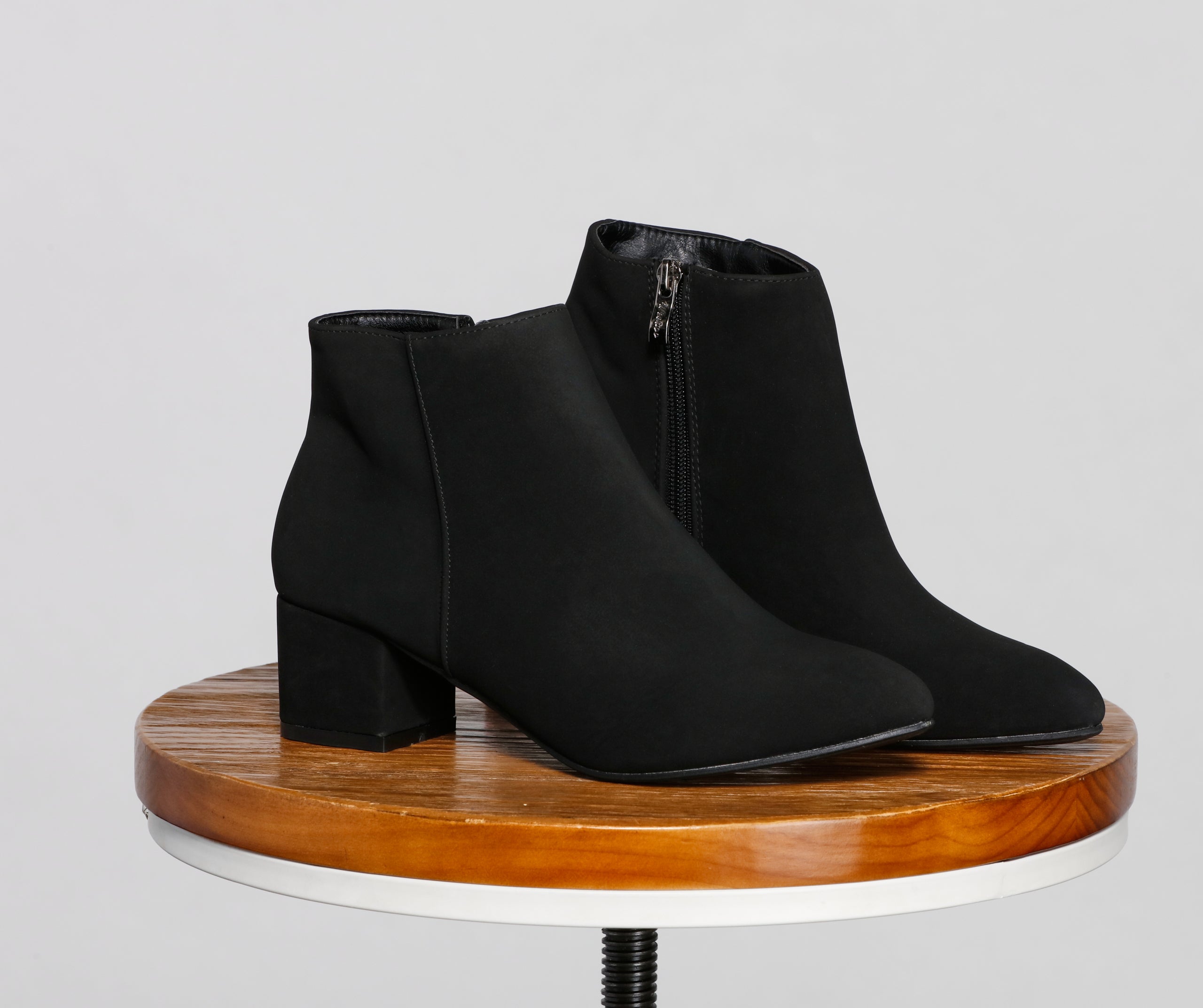 Simply Stylish Faux Suede Booties Newgew