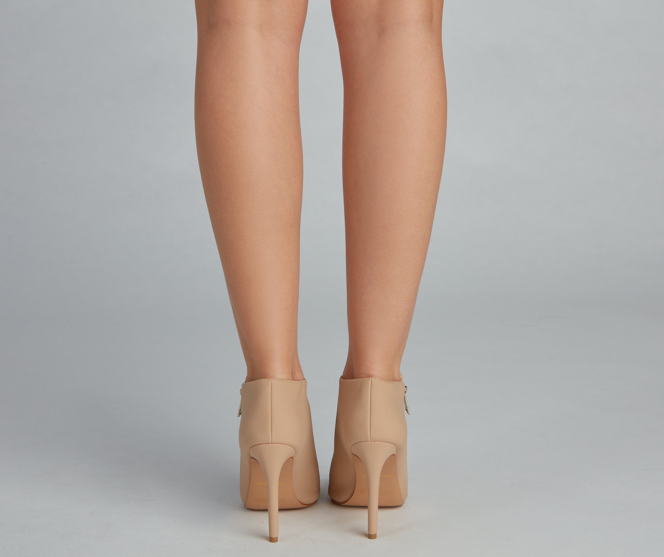 Autumn Breeze Peep Toe Booties Newgew