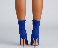 Peep Show Stiletto Booties Newgew