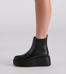 Chic Edge Platform Booties Newgew