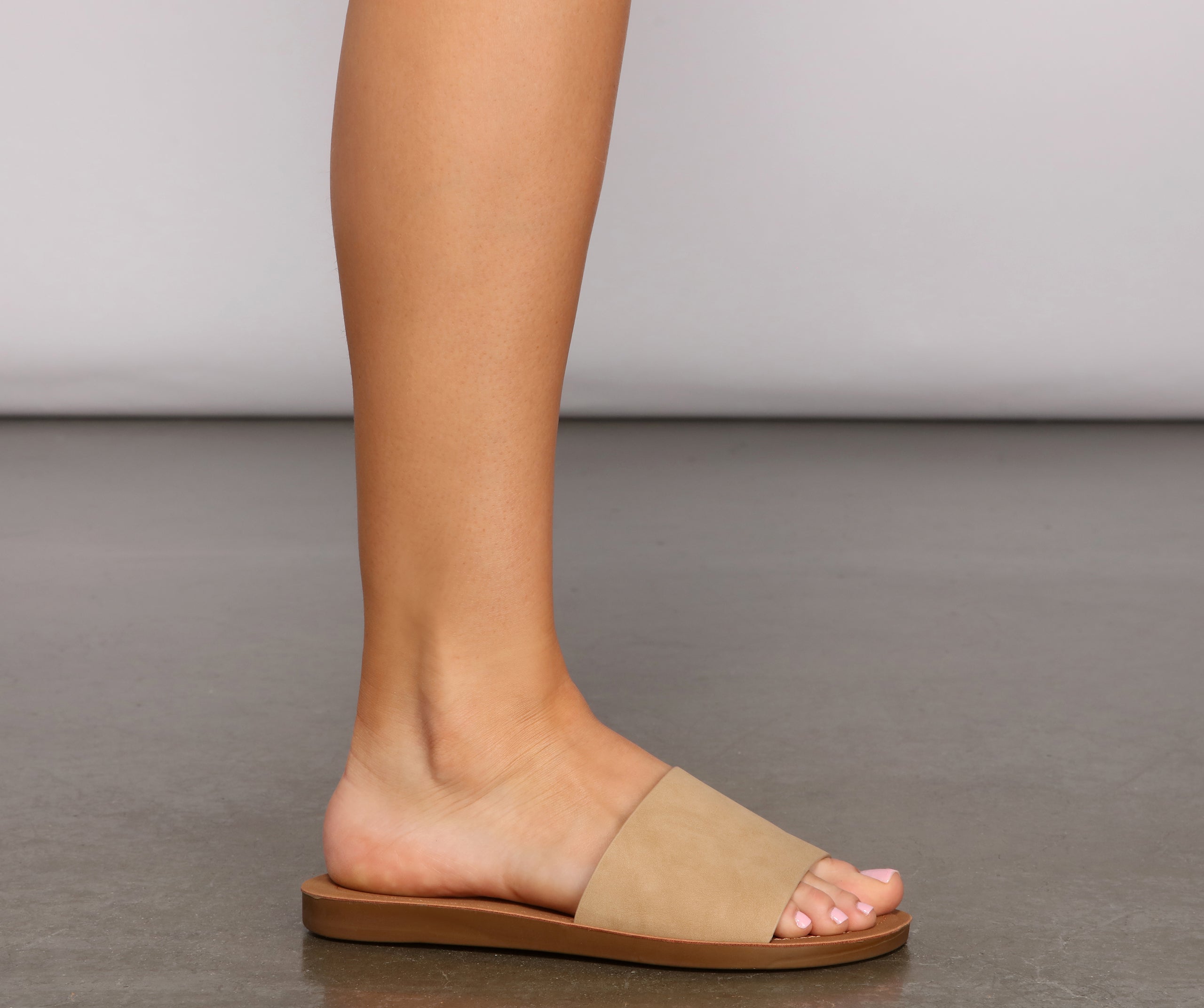 So Sleek Basic Band Sandals Newgew