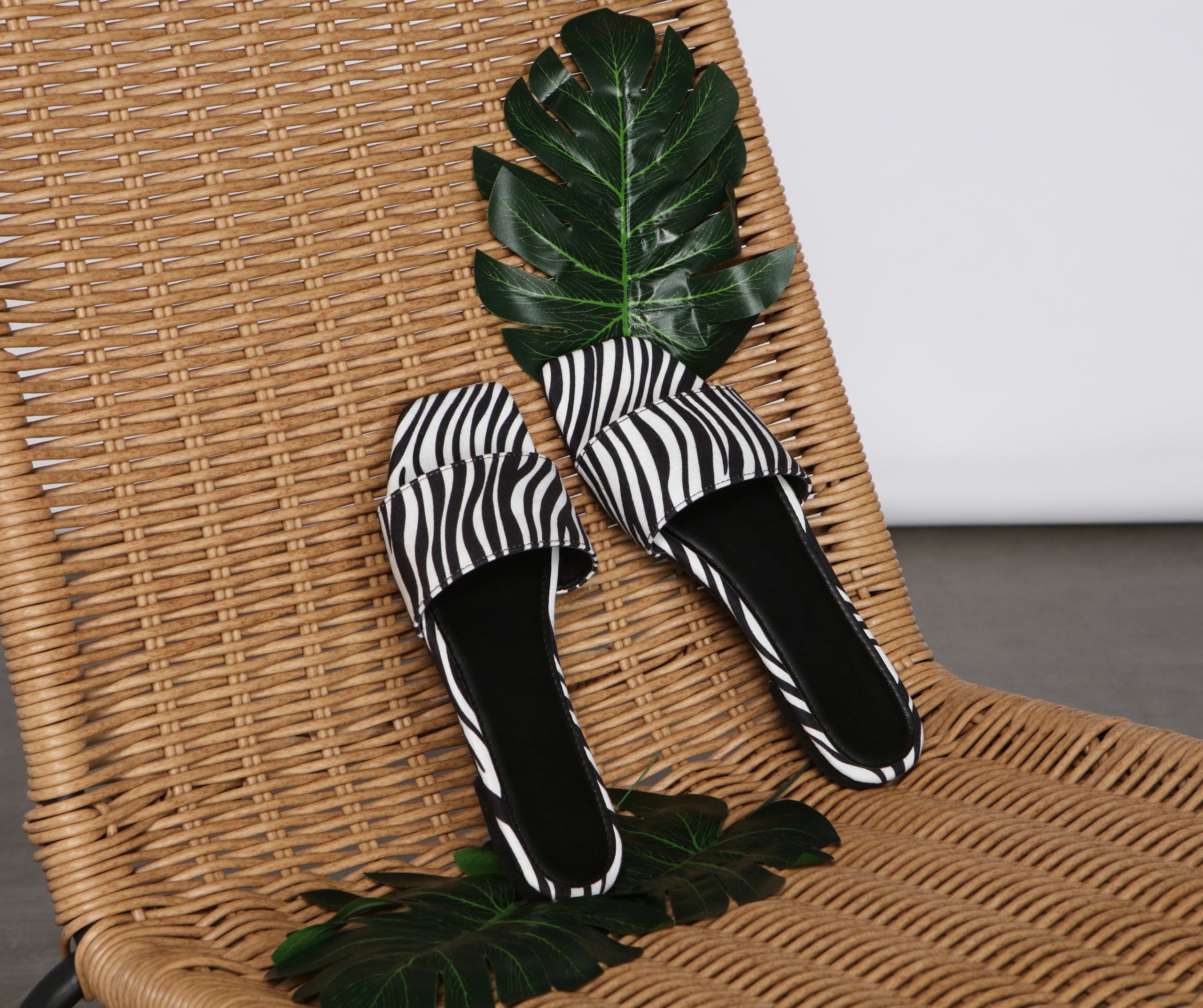 Keep It Trendy Zebra Print Sandals Newgew