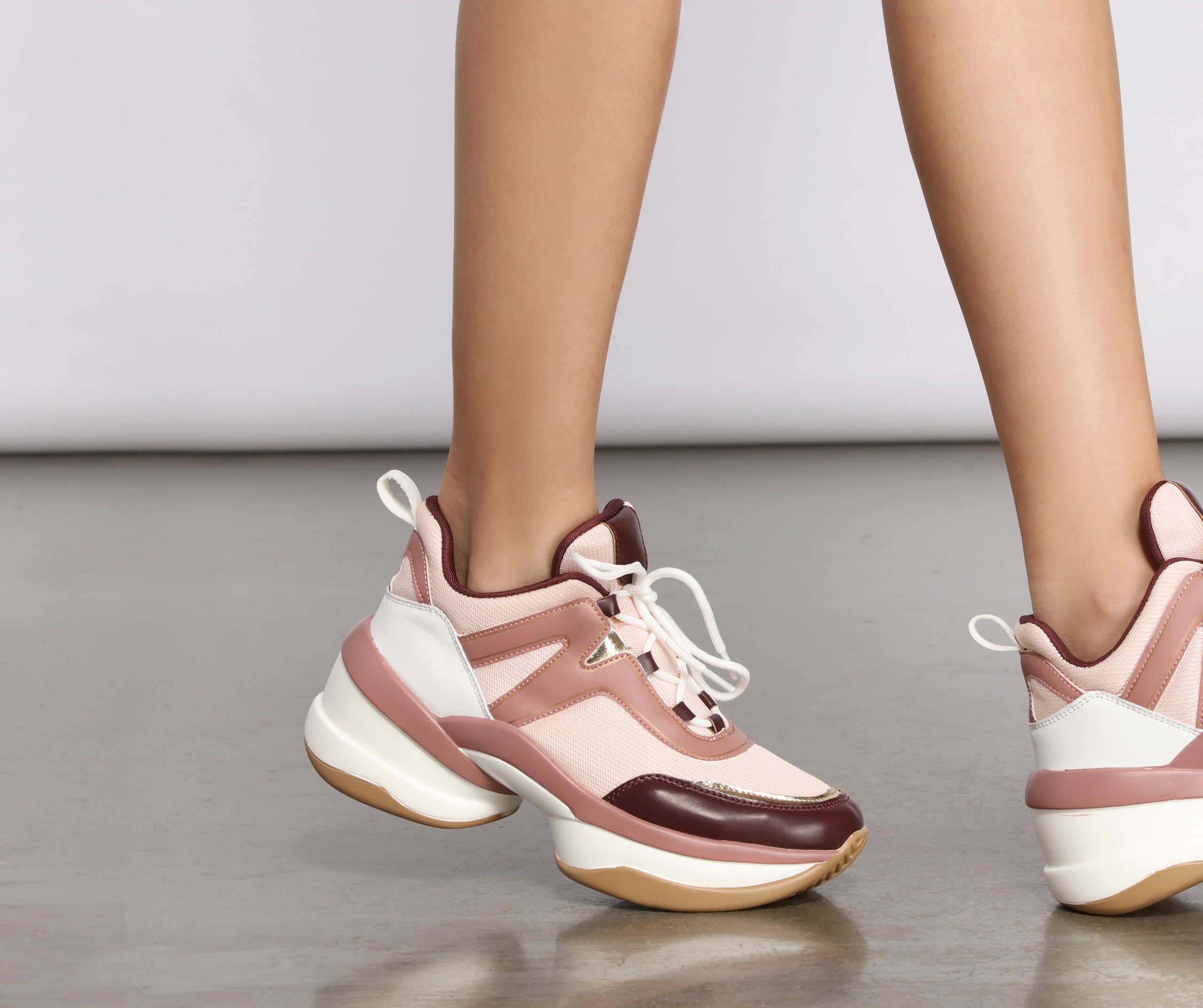 Glam and Chic Chunky Sneakers Newgew