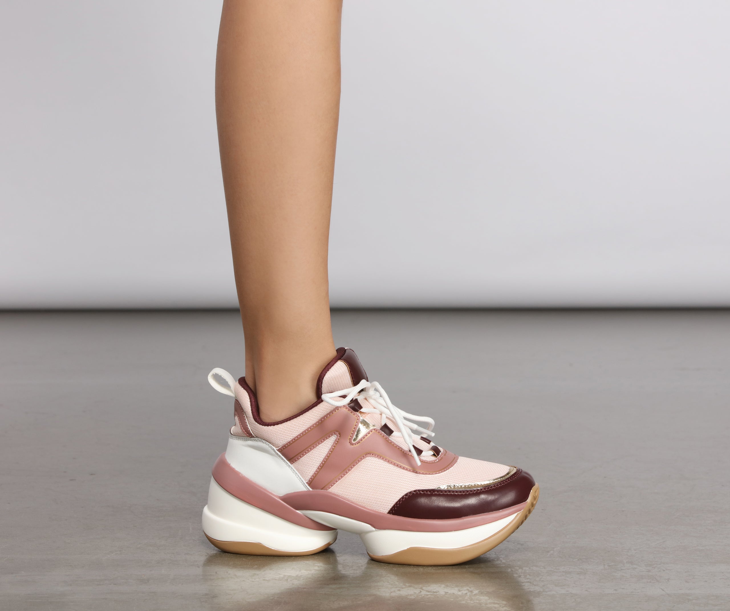 Glam and Chic Chunky Sneakers Newgew