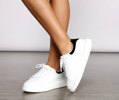 All About That Lace Platform Sneakers Newgew
