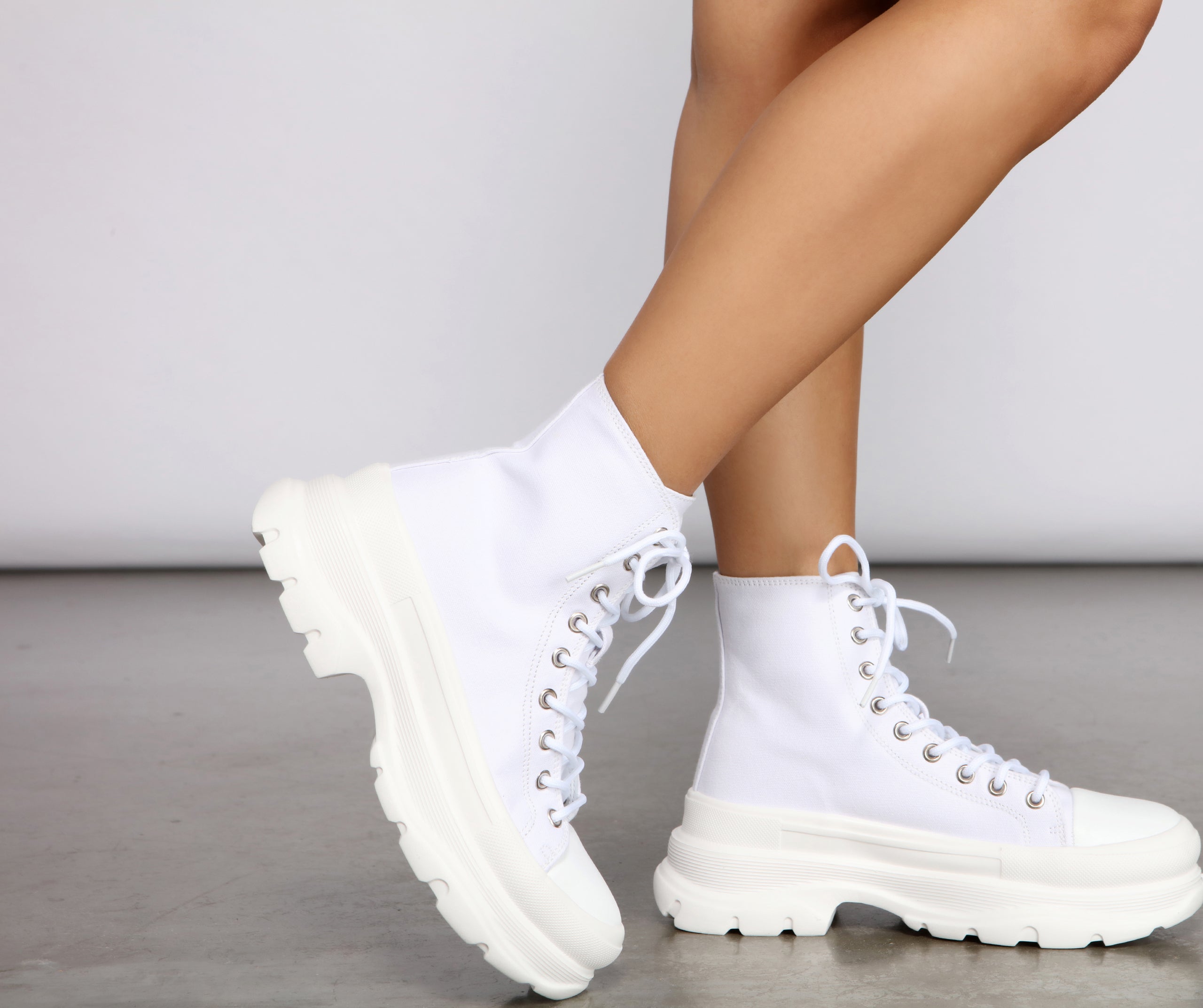 Casual Vibes High Top Sneakers Newgew