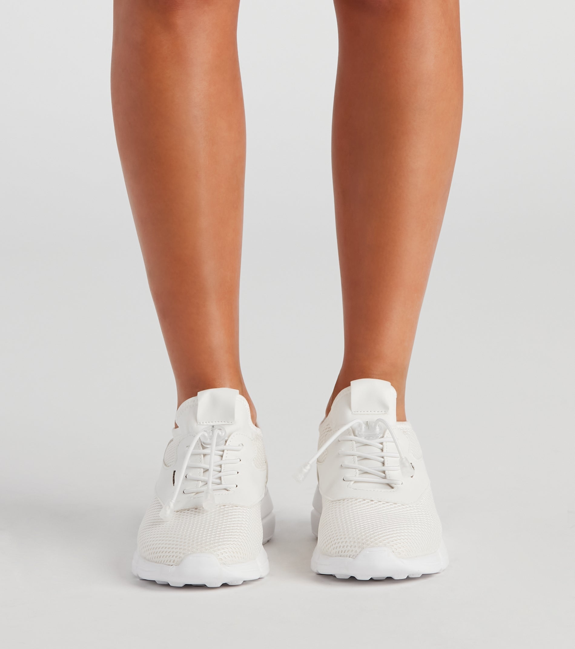 Casual Cool-Girl Vibes Knit Sneakers Newgew