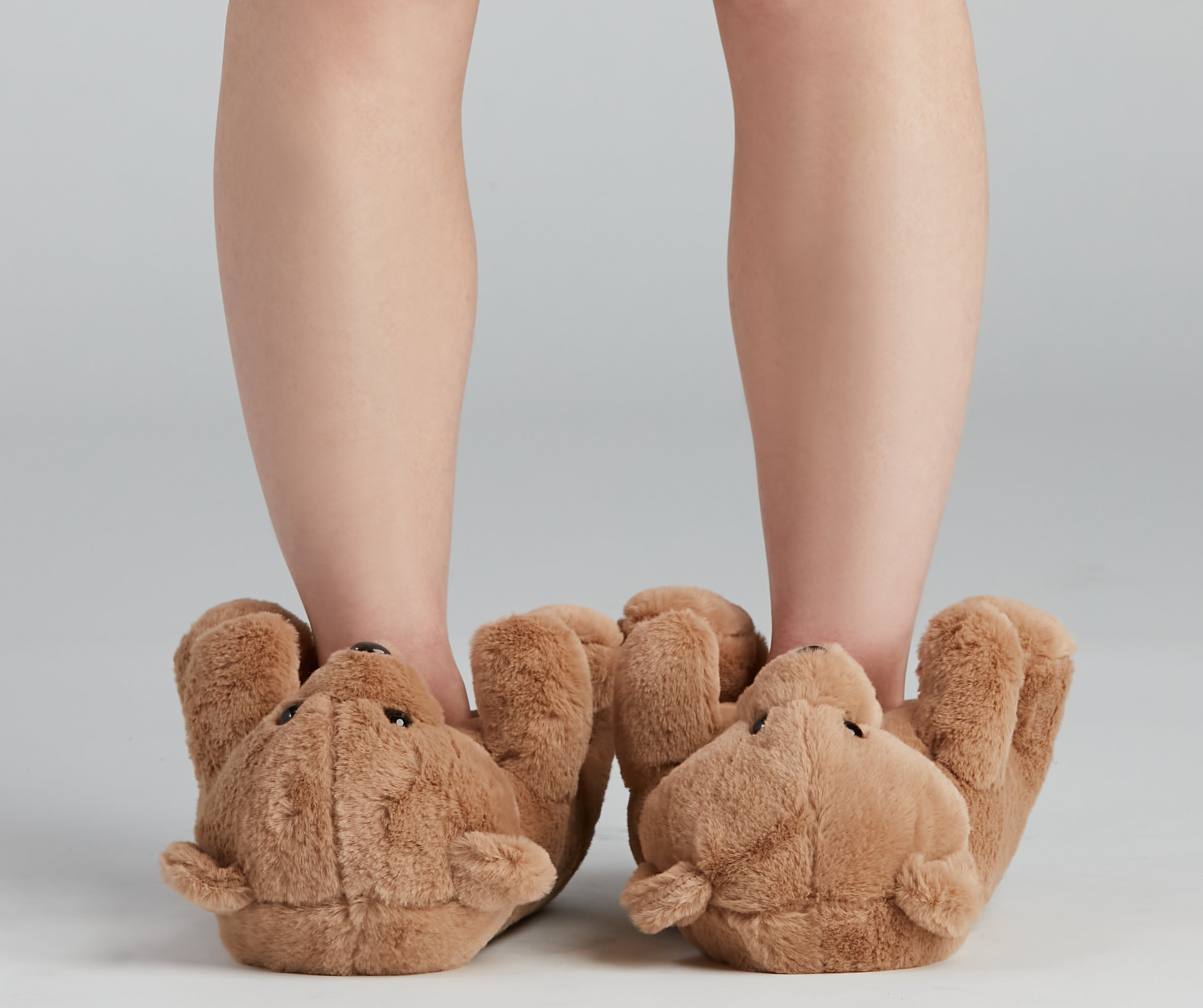 Adorable Teddy Bear Plush Slippers Newgew
