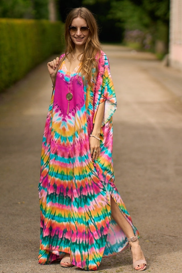 Tie Dye Cover Up Dress (11 Colors) Newgew