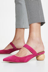 Point Toe Low Heel Mules Newgew