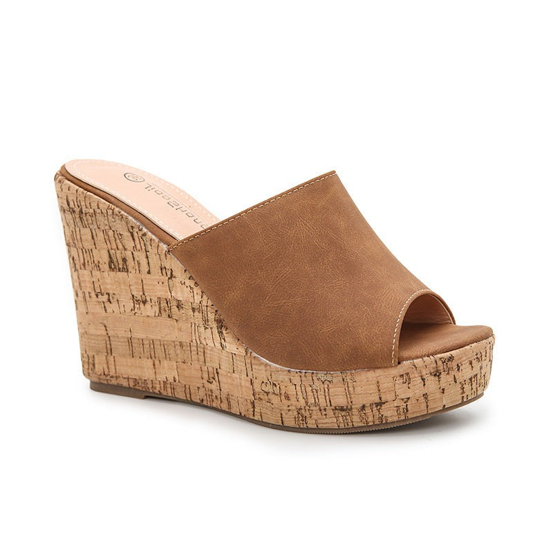 Wedge Slide Sandals Newgew