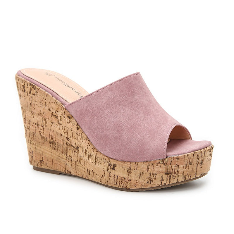 Wedge Slide Sandals Newgew