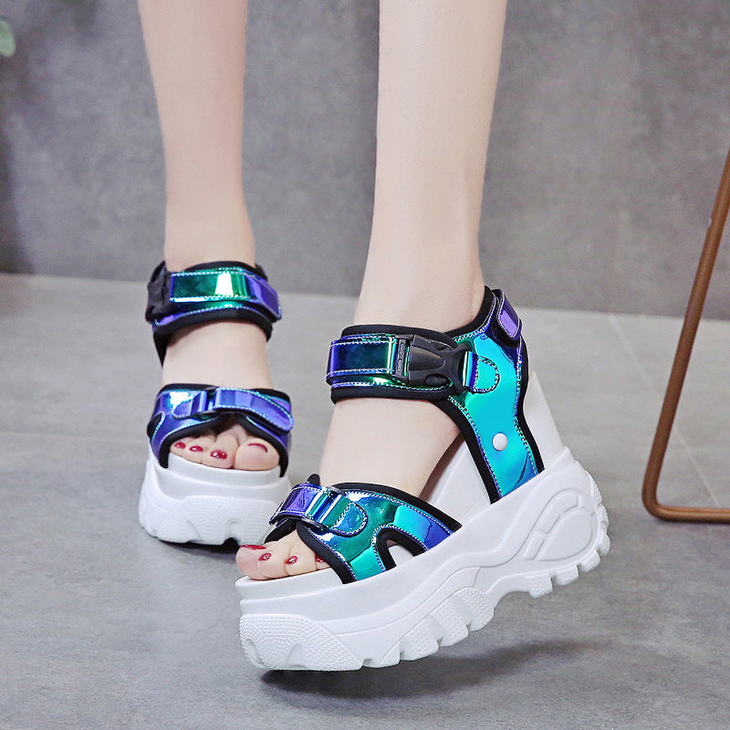 Chunky Wedge Sandals Newgew