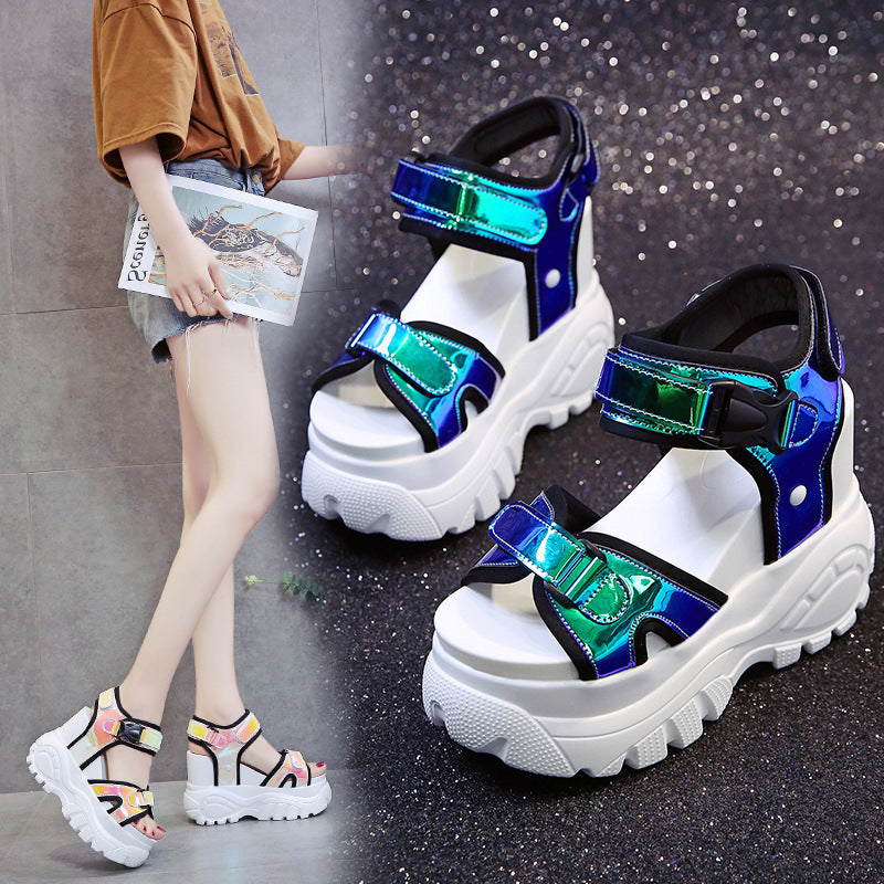 Chunky Wedge Sandals Newgew