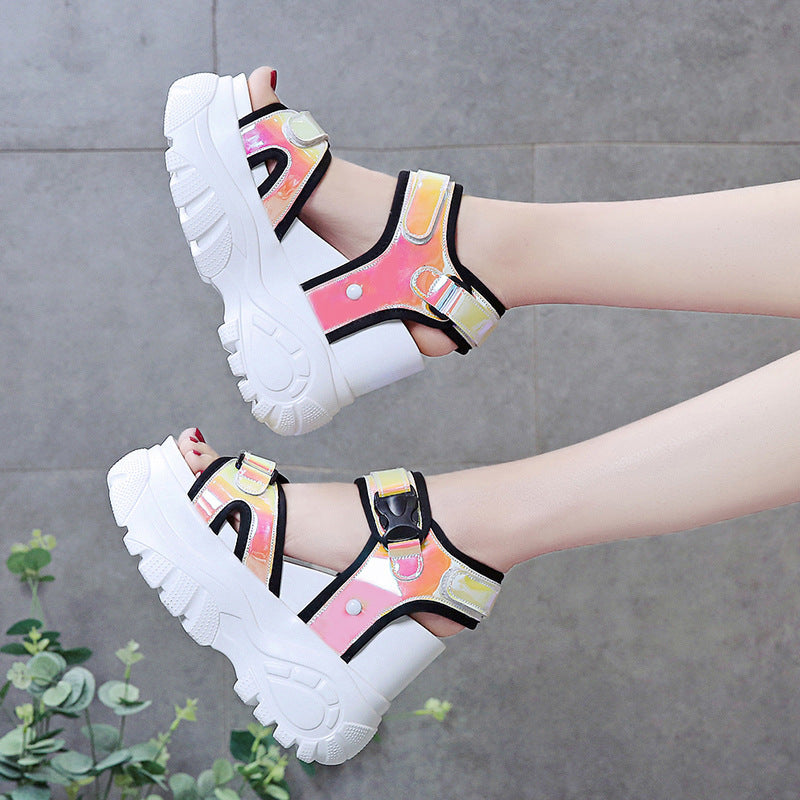 Chunky Wedge Sandals Newgew