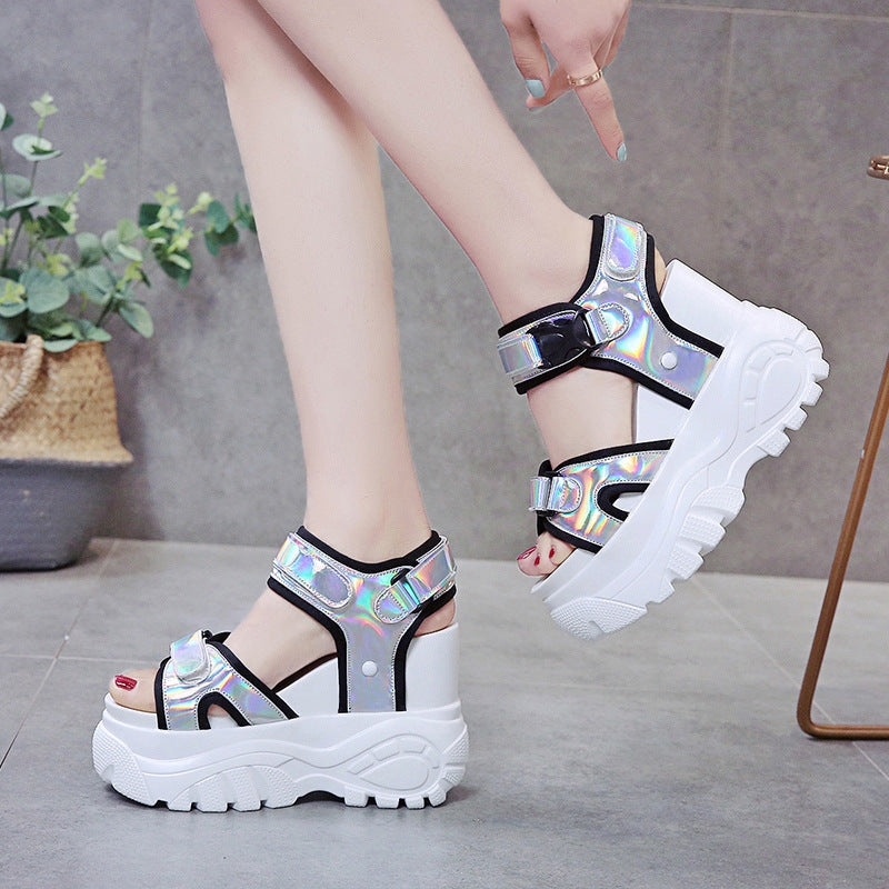 Chunky Wedge Sandals Newgew