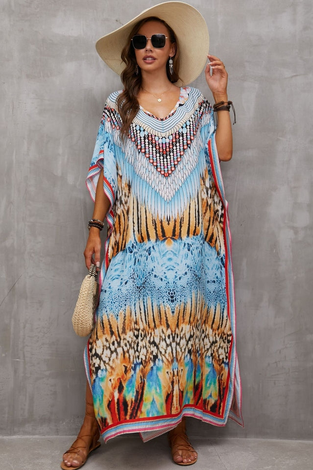 Tie Dye Cover Up Dress (19 Colors) Newgew