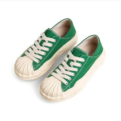 Minimalist Lace-up Front Canvas Shoes Newgew