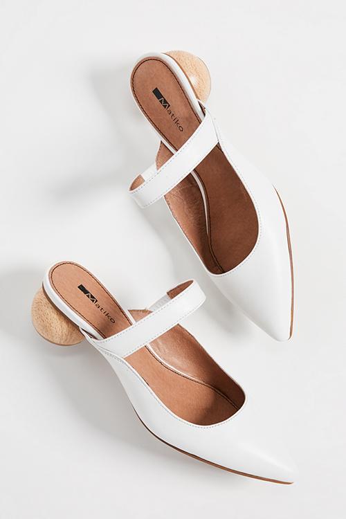 Point Toe Low Heel Mules Newgew