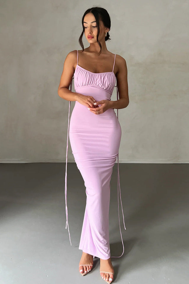 Veronica Backless Maxi Dress Newgew