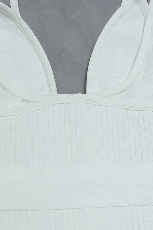 Verona Maxi White Bandage Dress Newgew