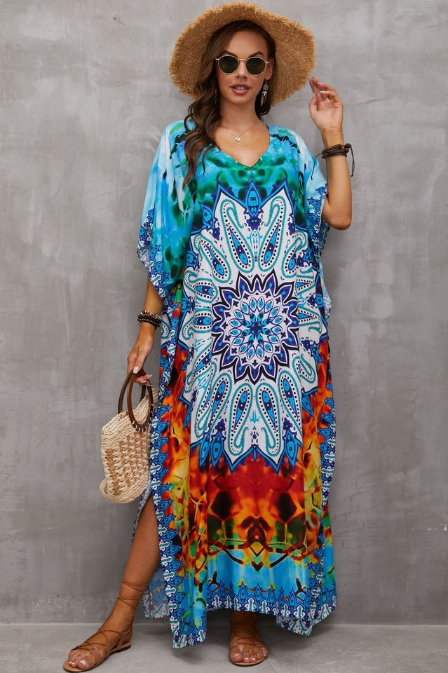 Tie Dye Cover Up Dress (19 Colors) Newgew