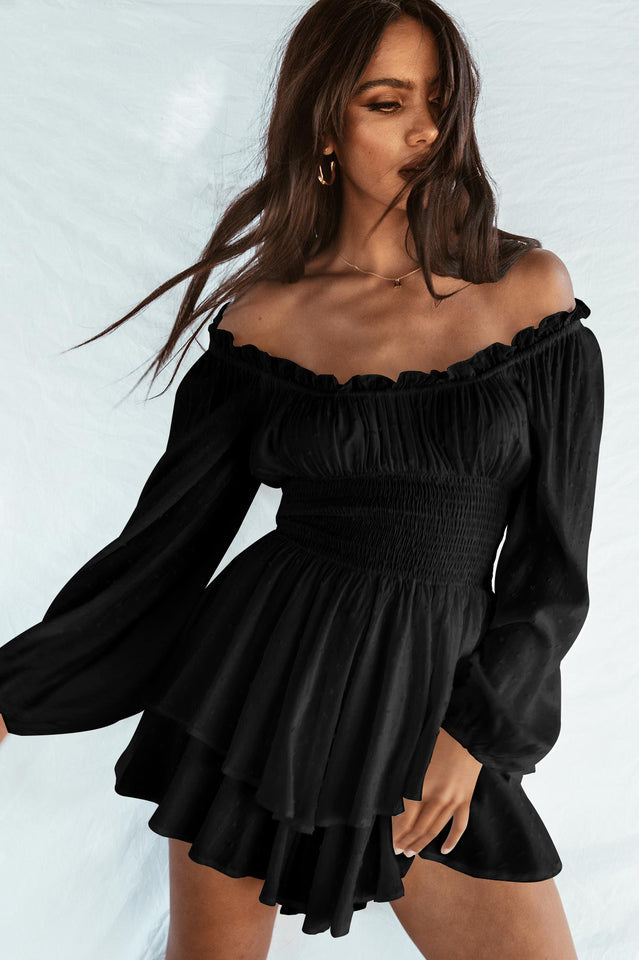 Tiered Swing Skater Romper Newgew