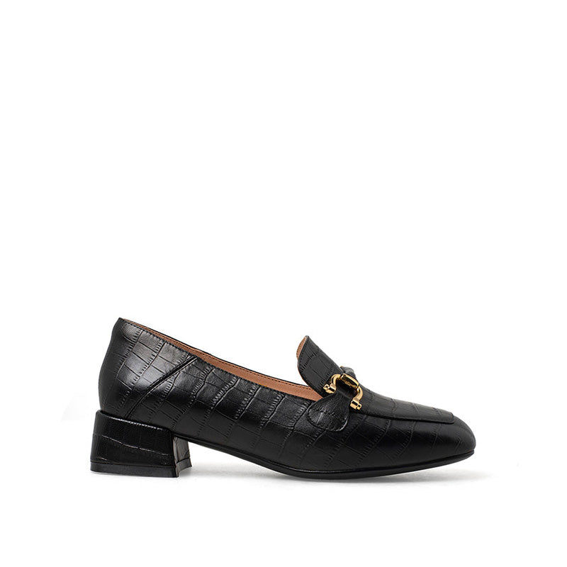 Chunky Heel Retro Commuter Loafers Newgew