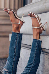 strappy High Heel Sandals Newgew