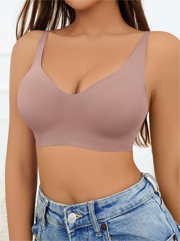 Full Coverage No Show Push-up Wireless Bra NewGew