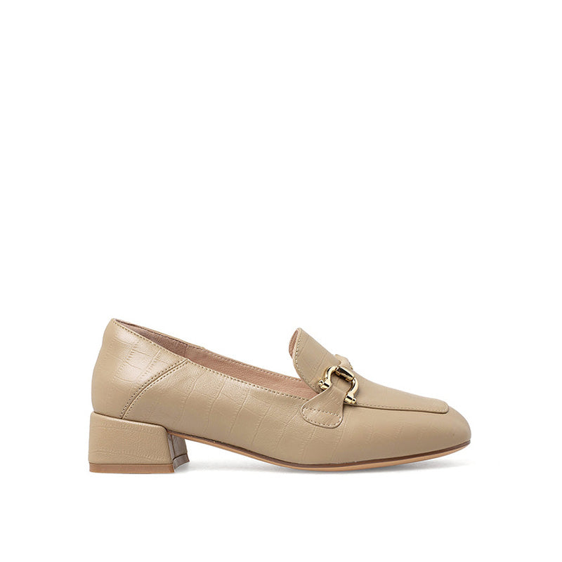 Chunky Heel Retro Commuter Loafers Newgew