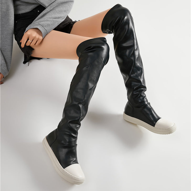 Women Waterproof Platform Boots Newgew