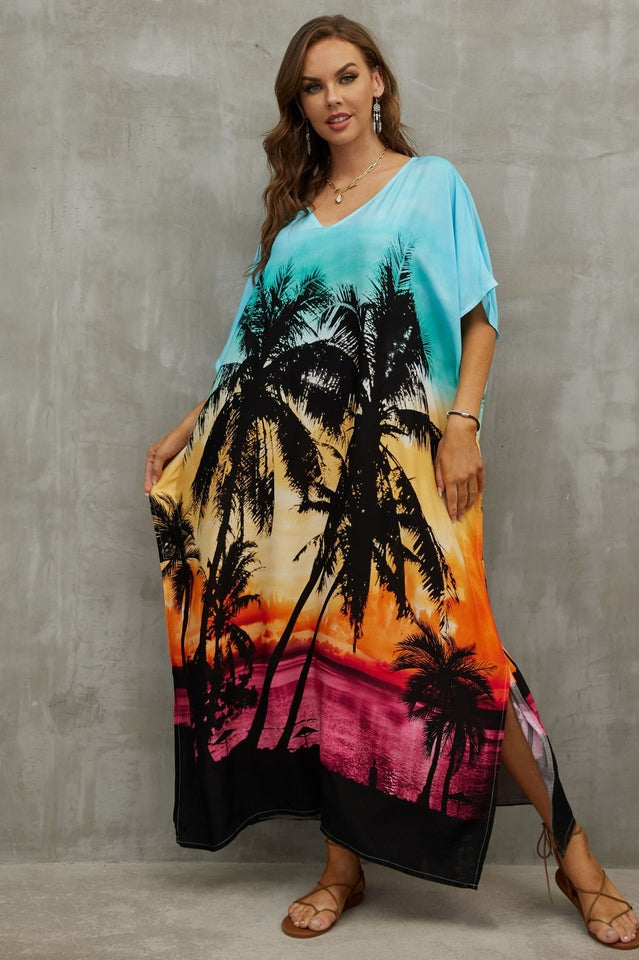 Tie Dye Cover Up Dress (19 Colors) Newgew