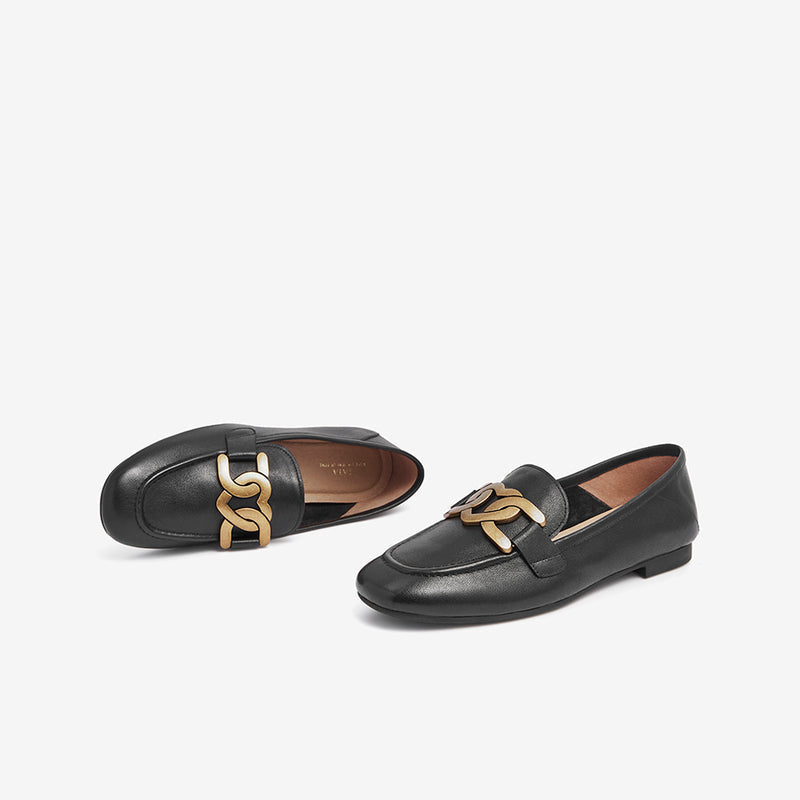 Stylish Low-Heeled Comfort Loafers Newgew