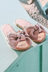 Bow Straw Slipper Newgew