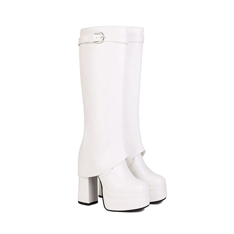 Women High Heeled Boots Newgew