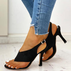 Toe Post Slingback Thin Heeled Sandals Pairmore