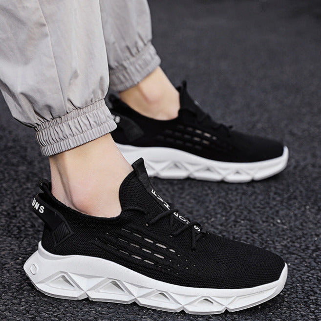 Fashionable Breathable Minimalist Lace-up Sneakers Newgew