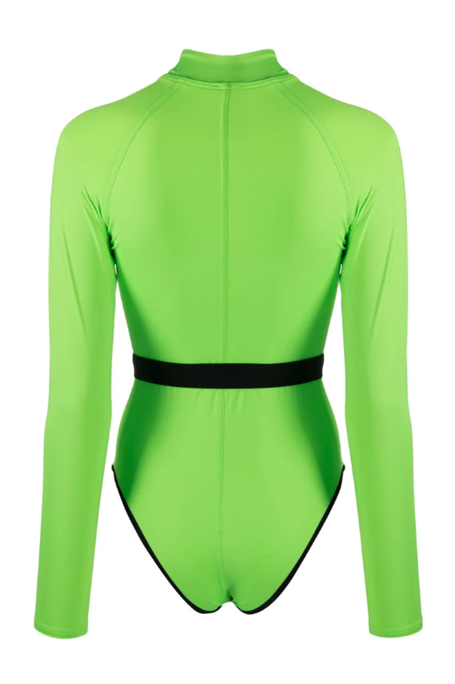 Surf-Up Neon Belted Swimsuit Newgew