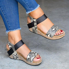 Low Heel Wedge Sandals Pairmore