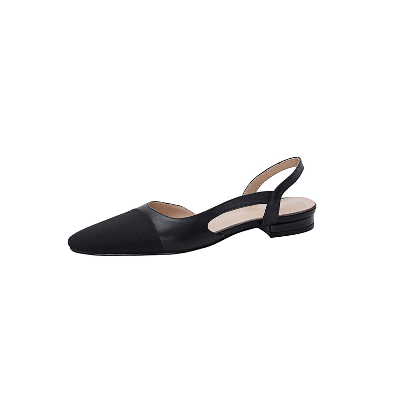 Peace Cap Toe Slingback Flats Newgew