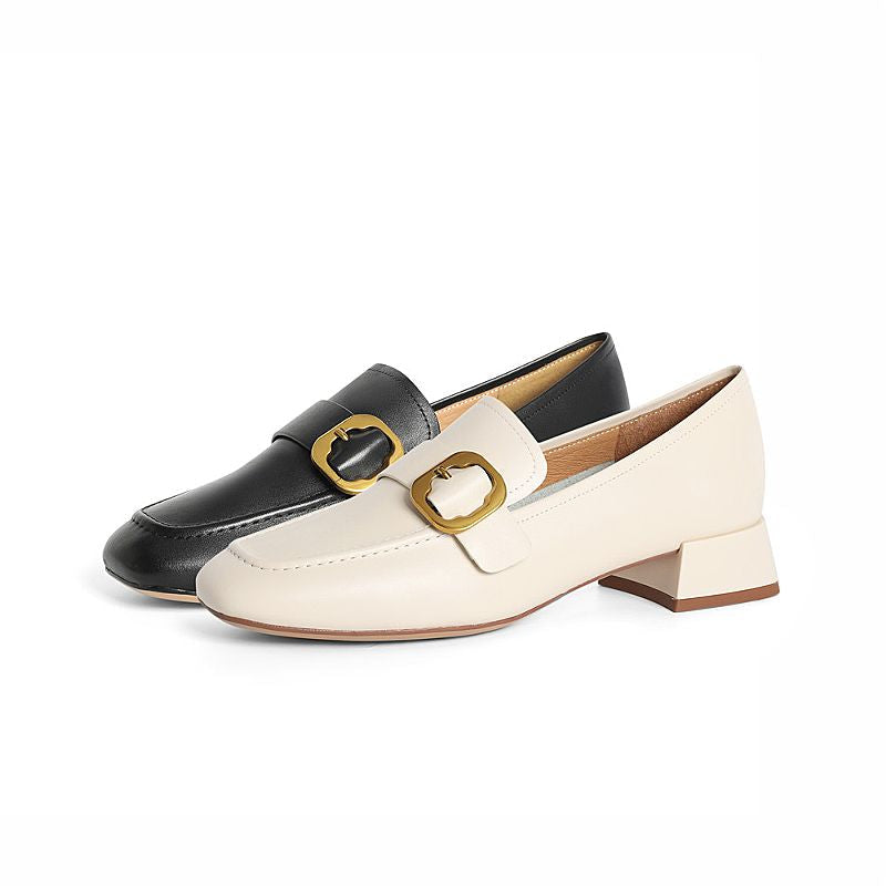 Chunky Heel Loafers SD01