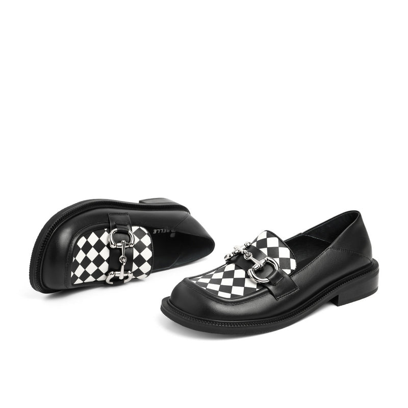 Thick Bottom Square Head Cool Loafers Newgew