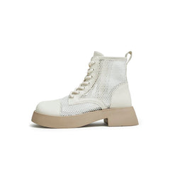 Lace up Mesh Boots Newgew