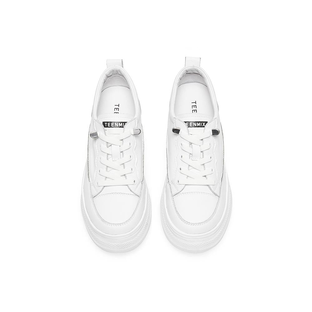 Front Lace-up Thick-soled Casual Sneakers Newgew